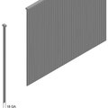 Prebena 18 Gauge Straight Finish Brad Nail - 1in Length - Galvanized Steel - Pkg of 50000 J25CNK-S18